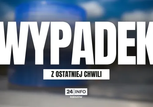 Wypadek na DK9 pod Rzeszowem. Jedna osoba trafiła do szpitala