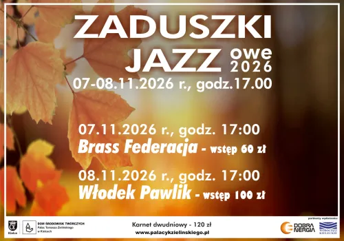 Zaduszki Jazzowe 2026 w Pałacyku Zielińskiego