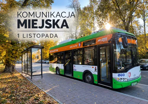 1 listopada - kursy według rozkładu sobotniego