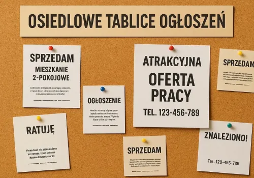 Tablica ogłoszeń i radiowęzeł dla Rad Osiedli Piotrkowa