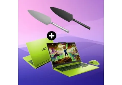 Laptop Lenovo LOQ (Ryzen 7, 16GB RAM, RTX 5050) + nóż do ciasta za 3958 zł w MediaMarkt
