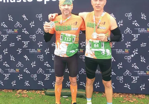 Chełmianie pobiegli w jubileuszowym półmaratonie
