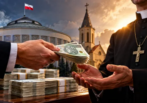 Lewica chce skończyć z finansowaniem składek księży przez państwo. 283 miliony złotych pod lupą