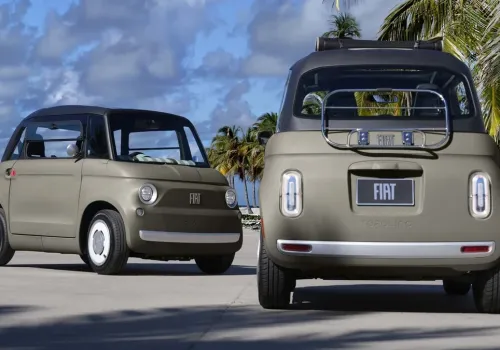 Fiat Topolino ma zestaw do konwersji na samochód. No prawie