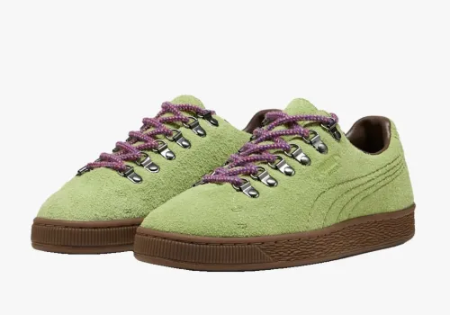 Włochaty zamsz i metalowe haczyki. Puma odświeżyła Suede w bardzo udany sposób
