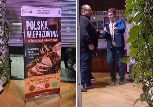 Płaci na promocję wieprzowiny. Pojechał sprawdzić, na co idą pieniądze, ale na spotkanie go nie wpuścili