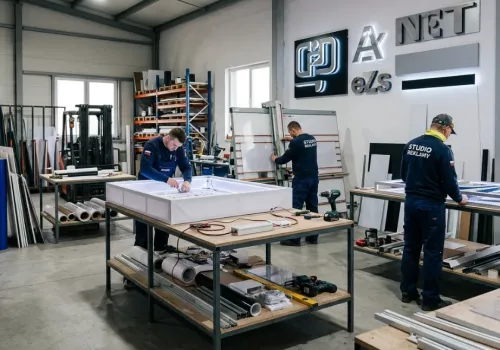 Reklamy podświetlane w praktyce: jak wybrać drukarnię