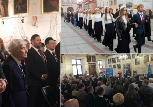 Polonez z Piłsudskim i wyróżnienia dla Tarnowian. Miasto świętuje odzyskanie niepodległości
