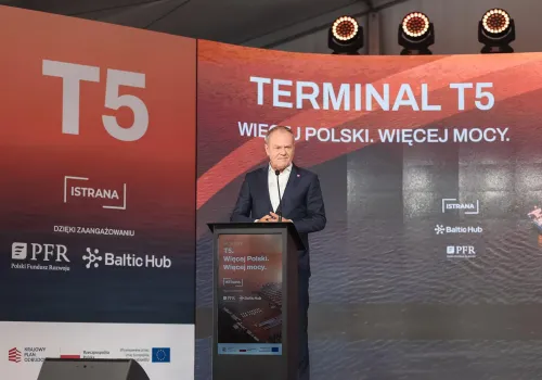 Port Gdańsk. Wsparcie budowy morskich farm wiatrowych na Bałtyku. Terminal T5 oddany do użytku