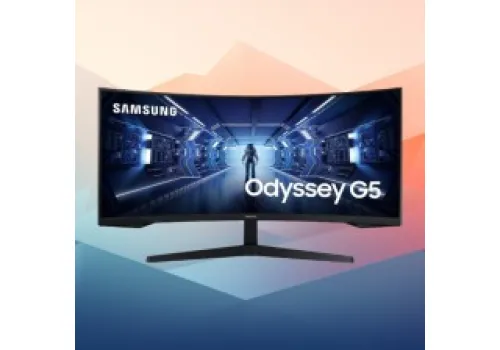 Monitor Samsung Odyssey G5 (34″, UWQHD, 21:9, 165Hz, 1ms, Curved) za 821 zł w MediaMarkt