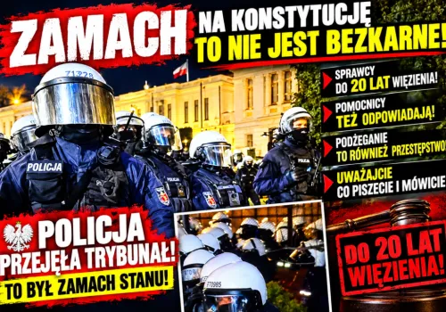20 lat więzienia! Ostrzeżenie dla ludzi Tuska: nikt nie uniknie odpowiedzialności!