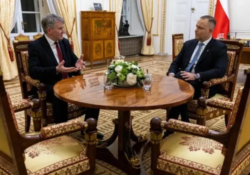 Spotkanie na najwyższym szczeblu. Prezydent rozmawia z Pierwszym Prezesem Sądu Najwyższego