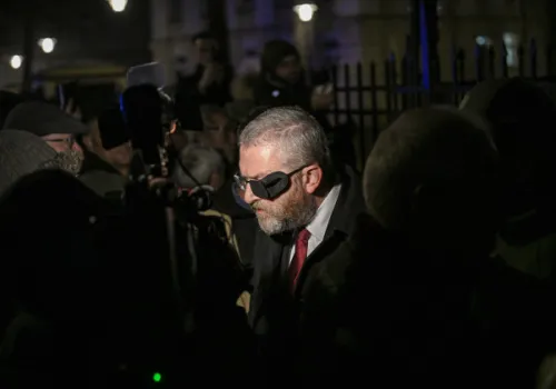Braun odczytał pismo na manifestacji. Policja dementuje
