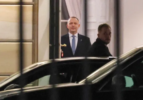 Starcie w siedzibie Trybunału Konstytucyjnego. Nawrocki: Nie jesteście sędziami