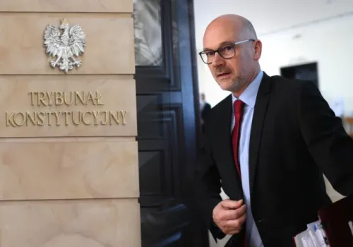 "Wpadł z impetem na sędzię". Maciej Berek o wizycie prezydenta w TK