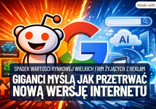 Gigantyczne spadki wartości rynkowej firm, które żyją ze „starej wersji” internetu. Czy któraś z tych firm przetrwa jego nową wersję?