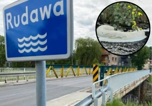 Mieszkańcy zaniepokojeni sytuacją nad Rudawą. Miasto odpowiada na doniesienia o gigantycznej pianie na wodzie