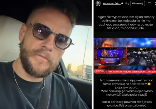 Sebastian Fabijański przerwał milczenie. Po nocy w Trybunale nie wytrzymał: „Komuś chyba się na Halloween w dyni poprzewracało”