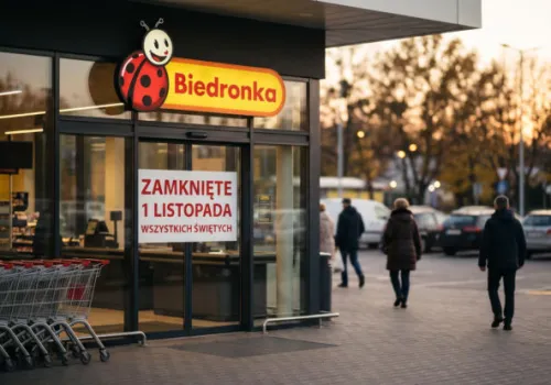 Czy Biedronka jest otwarta 1 listopada 2026? Godziny otwarcia sklepów