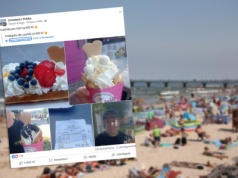Pokazał paragon za cztery gofry znad polskiego morza. 