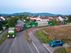 Po lokalnych drogach z 285-tonowym ładunkiem – STB 320 przy pierwszej pracy
