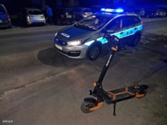 48-letni hulajnogista zdzierał kolanka na ul. Kościuszki w Olsztynie