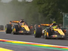Samochód bezpieczeństwa zjechał i się zaczęło! Sceny w GP Belgii w F1