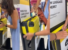 Tanie linie lotnicze chciały ją ukarać za nadwymiarowy bagaż, ale była sprytniejsza. 