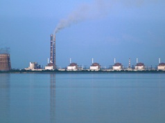 Strzały przy Zaporoskiej Elektrowni Atomowej. 