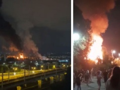 W Soczi po ataku ukraińskich dronów zapaliła się baza paliwowa