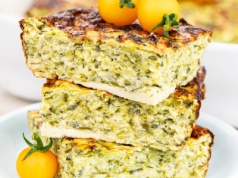 Omlet z cukinią z piekarnika