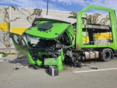 Actros zmiażdżony przez BMW jadące pod prąd – tragedia na S8 pod Łodzią