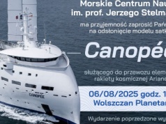 Model statku do transportu elementów rakiety kosmicznej w MCN