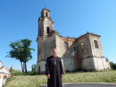 Wikariusz diecezji pińskiej modlił się w Łyskowie w intencji księdza-łagiernika