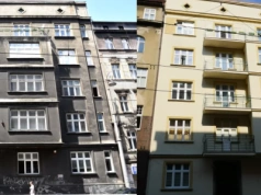 Prawie stuletnia kamienica w centrum Katowic była czarna od brudu. Po remoncie wygląda jak nowa