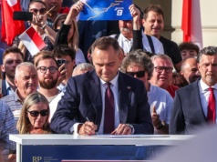 Nowy prezydent grzmi ws. CPK. W Kaliszu przedstawił własny projekt