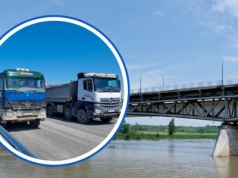 Próba mostu nad Wisłą. Ciężarówki o masie 306 ton wjechały jednocześnie