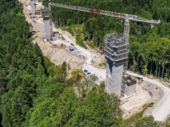 Tak powstaje najwyższa estakada w Polsce. Auta pojadą 80 metrów nad ziemią
