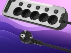 Listwa zasilająca przeciwprzepięciowa Qakaln LED (5x AC, 2x USB C, 2x USB A) za 89 zł w Amazon PL