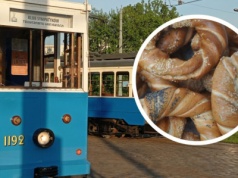 Bezpłatne obwarzanki krakowskie we Wrocławskich Liniach Turystycznych.