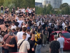 Interwencja policji w Warszawie z powodu fanów białoruskiego rapera