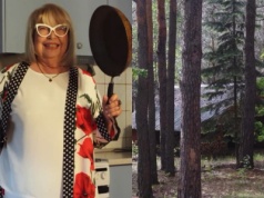 Nina Terentiew ma drewniany dom w środku lasu. 