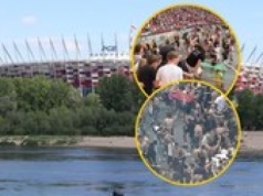 Banderowska flaga i chaos na koncercie w Warszawie. 109 osób zatrzymanych