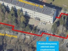 Modernizacja sieci ciepłowniczej na rzeszowskim Staromieściu. Szkoła i bloki z nowymi rurami