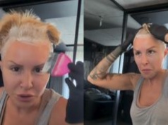 Blanka Lipińska SAMA pofarbowała sobie włosy: 