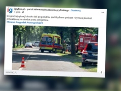 Dramatyczne sceny w Pniewie. Poszkodowana ciężarna i jeden z policjantów