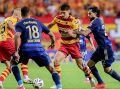 Jagiellonia Białystok coraz bliżej awansu! Duńczycy mają kontaktowego gola [WIDEO]