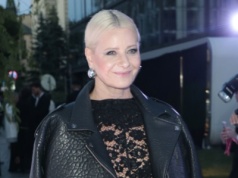Małgorzata Kożuchowska na premierze 