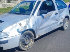 Jechał autem jak z 