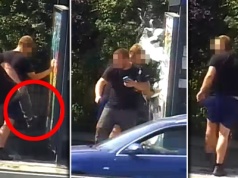 Skandaliczne zachowanie na przystanku w Markach. Burmistrz ujawnił nagranie
